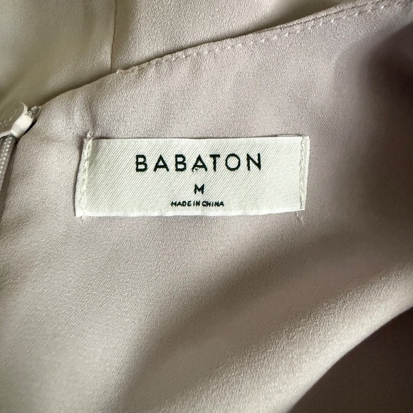 Babaton Tie Hem Hopkins Blouse | Lilac | Size M | Contemporary Chic from Aritzia - Picture 6 of 8